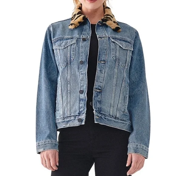 DL 1961 CLYDE CLASSIC TRUCKER JACKET - NWT! - Picture 1 of 4